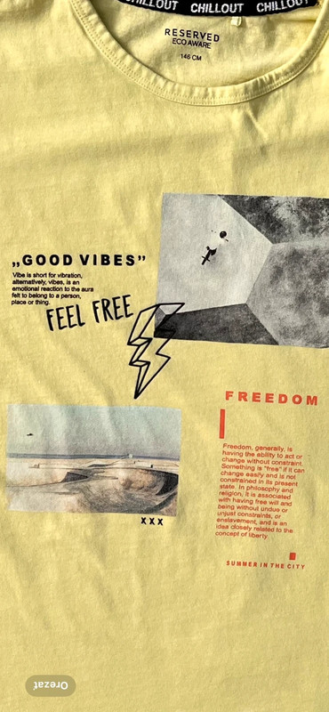 Veľ. 146 zn. reserved fešácke bavlnené tričko, reserved,146