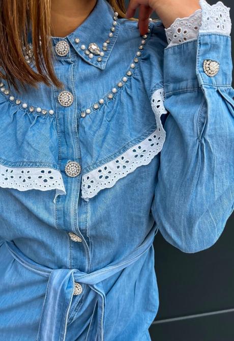 Nádherne jeans nové saty, m