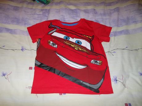 Nenosené autíčkové tričko c&a disney cars 104, c&a,104