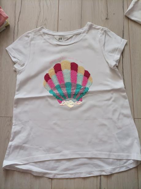 Dievčenské tričká 116/122 22kusov, reserved,116