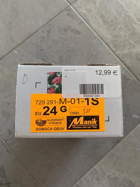 Papuče manik, manik,24