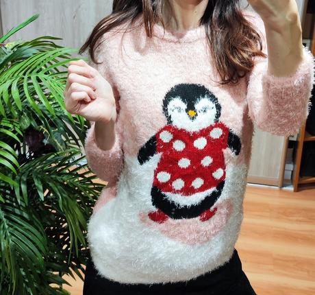 Sveter s tučniakom, s