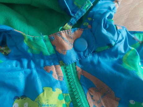 Nepremokavá ľahunká dino bunda veľ.80, mothercare,80