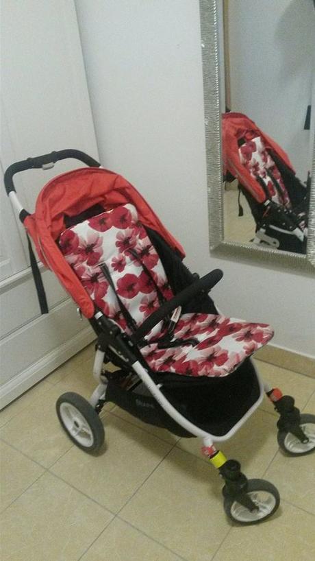 Podložka do kočíka šitá na mieru,