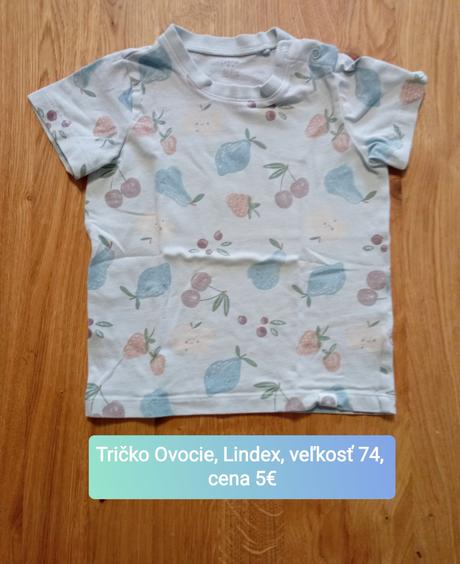 Tričko, lindex,74
