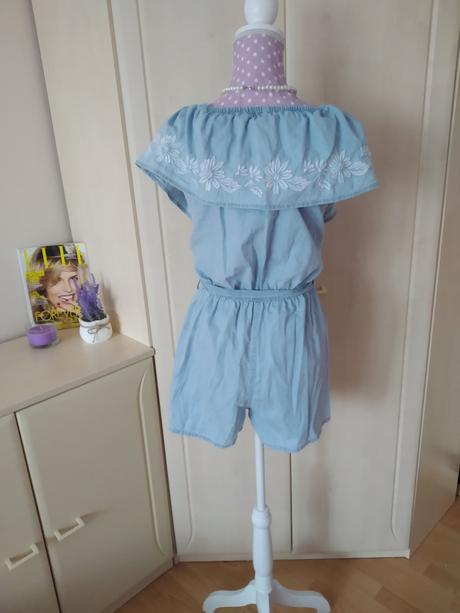 Dámsky letný denimovy overal, denim co,xl