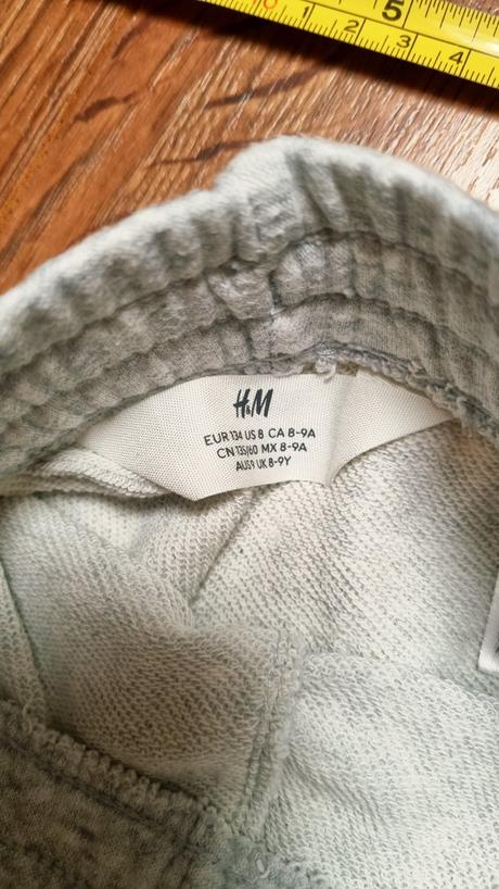 B3710 šortky, h&m,128