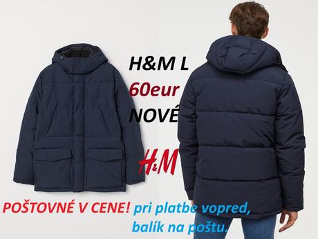 Zimná bunda hm, bombéra hm, h&m,l
