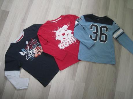 Nátelníky č.122 - 3 kusy, h&m,122