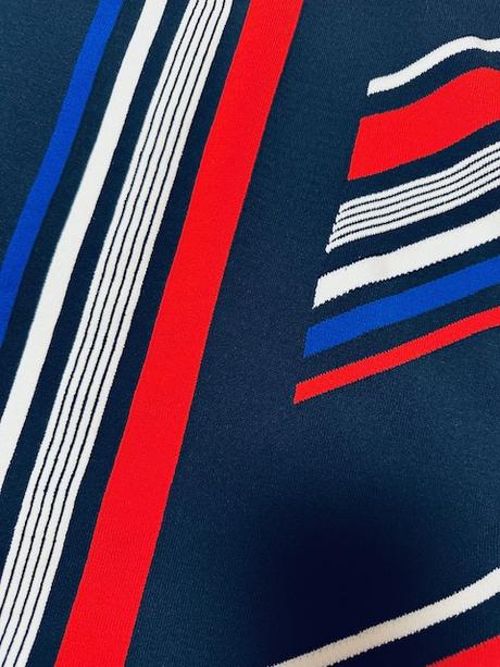 Úpletová sukňa tmavomodrá zn. tommy hilfiger gigi, tommy hilfiger,l / m