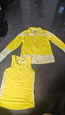 Športová mikina, set s tričkom, adidas,s