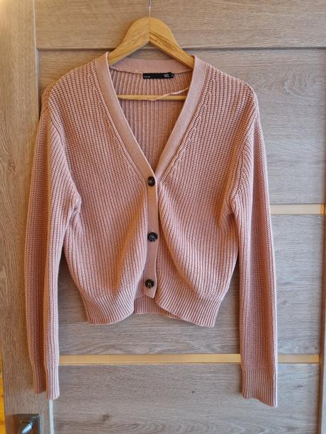 Ružový kardigán xs, xs