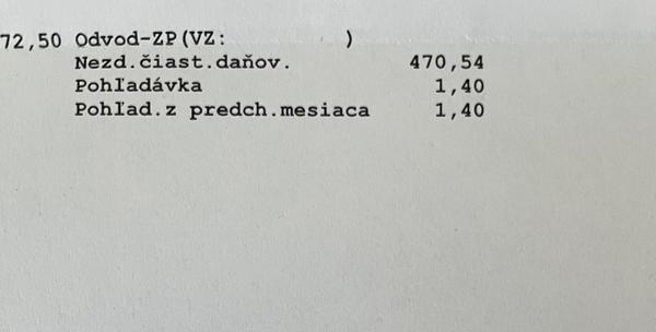 Čo znamenajú položky na výplatnej páske po PN?