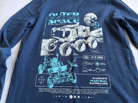 Modré tričko next  dlhý rukáv, next,176