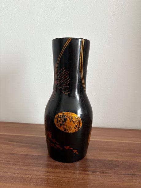 Drevená vietnamská váza, 