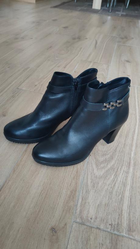 Kožené kotníkové čižmy, tamaris,38