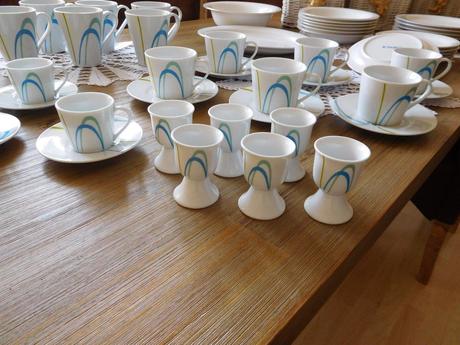 Porcelánová sada kávičková /čajíkova-nová.,