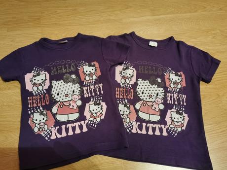 Tričká hello kitty 110 a 116, 110
