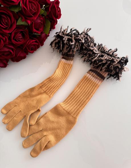 Missoni - pletené rukavice, s