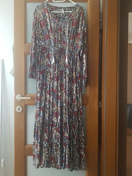 Pohodlné  maxi šaty, č.m/l, m