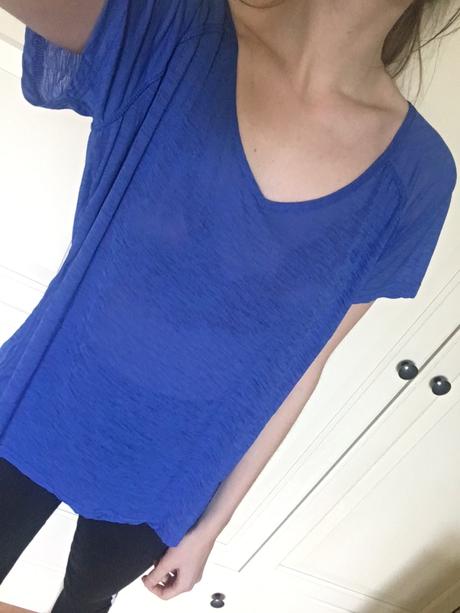 Modré športové tričko crivit (m/l), crivit,l