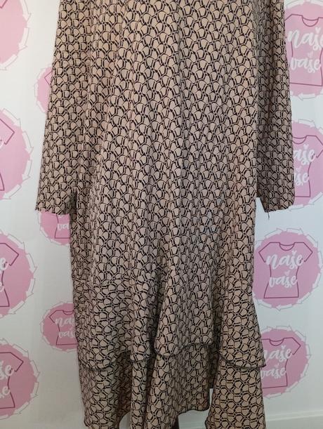 Ľahké vzorované šaty, xxxl