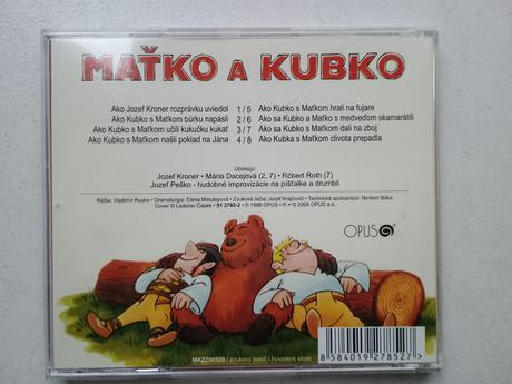 Audio cd maťko a kubko, 