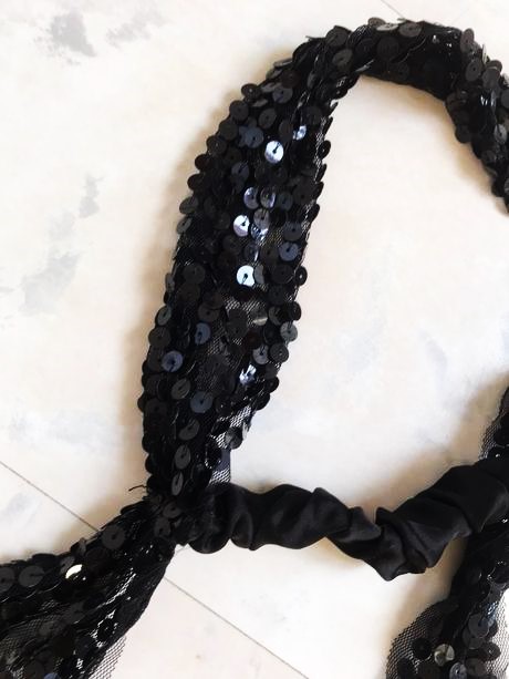 Spoločenská čelenka s flitrami, 