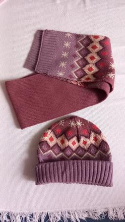 Set čapice a šál, top stav, 4 až 8r., h&m,116