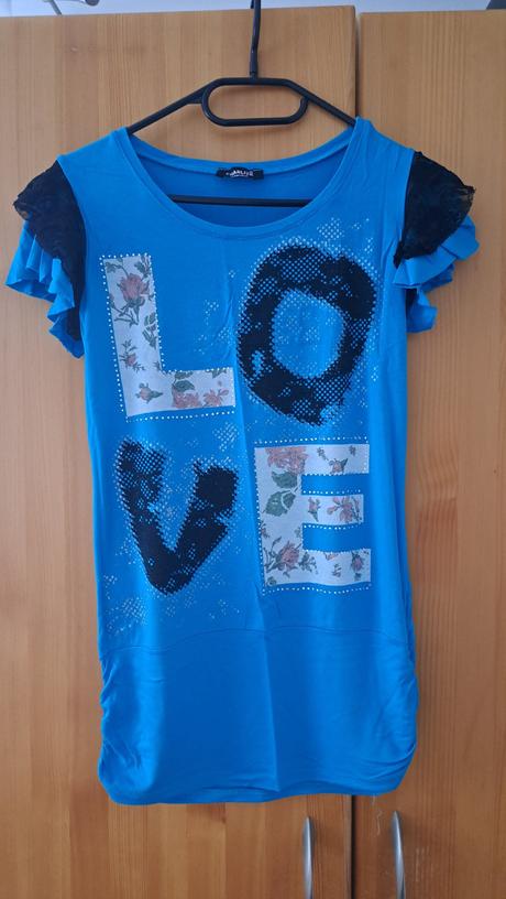 Predĺžené tričko, s