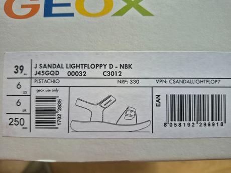 Sandále, geox,39