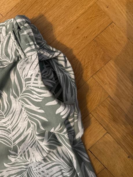 Široké letné nohavice, s