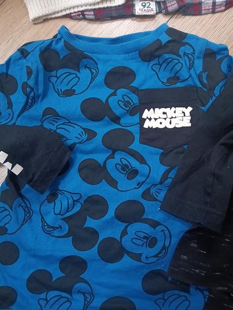 Tričká dlhý rukáv, disney,92