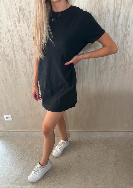 Čierne oversized tričkové šaty zn. calliope, calliope,s