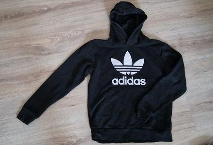 Mikina adidas s kapucňou 158/164, adidas,158