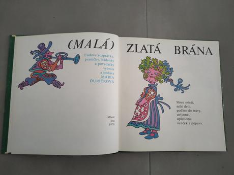 Retro kniha mala zlatá brána, 