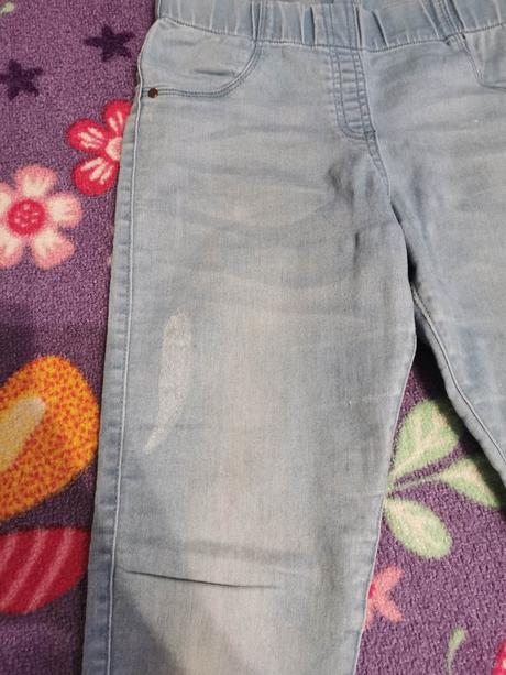 Elastické rifľové džegínsy, f&f,140