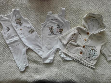 Bavlnene dupacky - overal 56-68, f&f,56