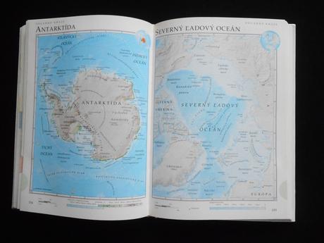 Kniha príručný atlas sveta,