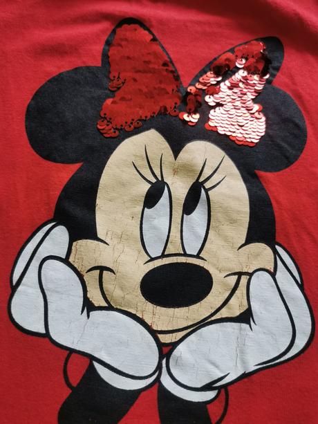 Minnie mouse flitrované tričko, 116