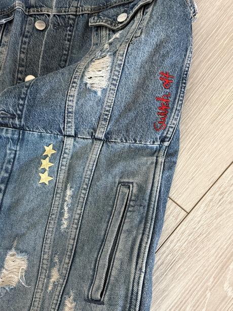 Dlhá riflová vesta pepe jeans, pepe jeans,s