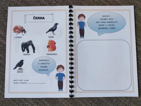 Pracovný zošit - farby,