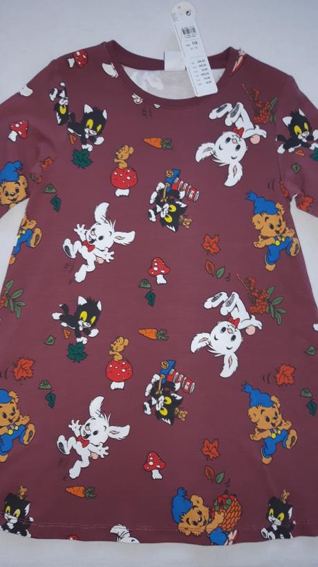 Lindex tunika bamse v.116, lindex,116