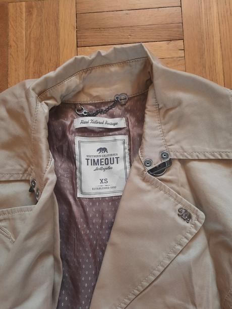 Dámsky prechodný trenčkot, timeout,xs