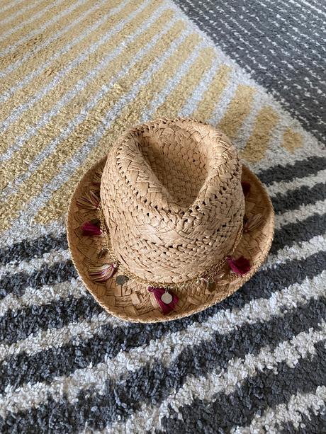 Klobúk s retiazkami 128/140, takko,104