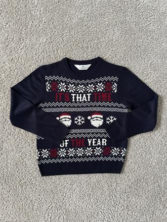 H&m vianočný svetrík, h&m,134