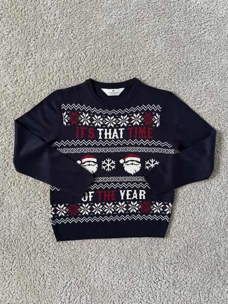 H&m vianočný svetrík, h&m,134