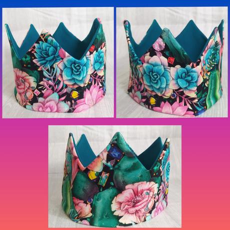 Čelenka korunka rozkvitnuté kaktusy, <50 - 158