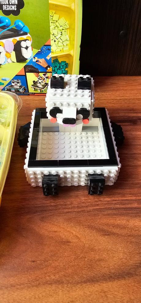 Lego dots krabička - panda s doplnkami, 