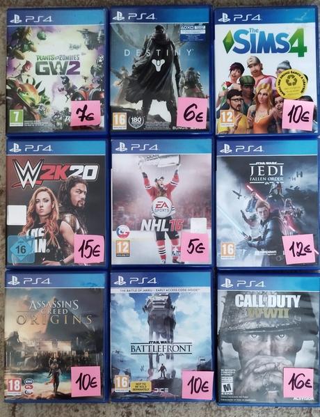 Hry na ps4, 